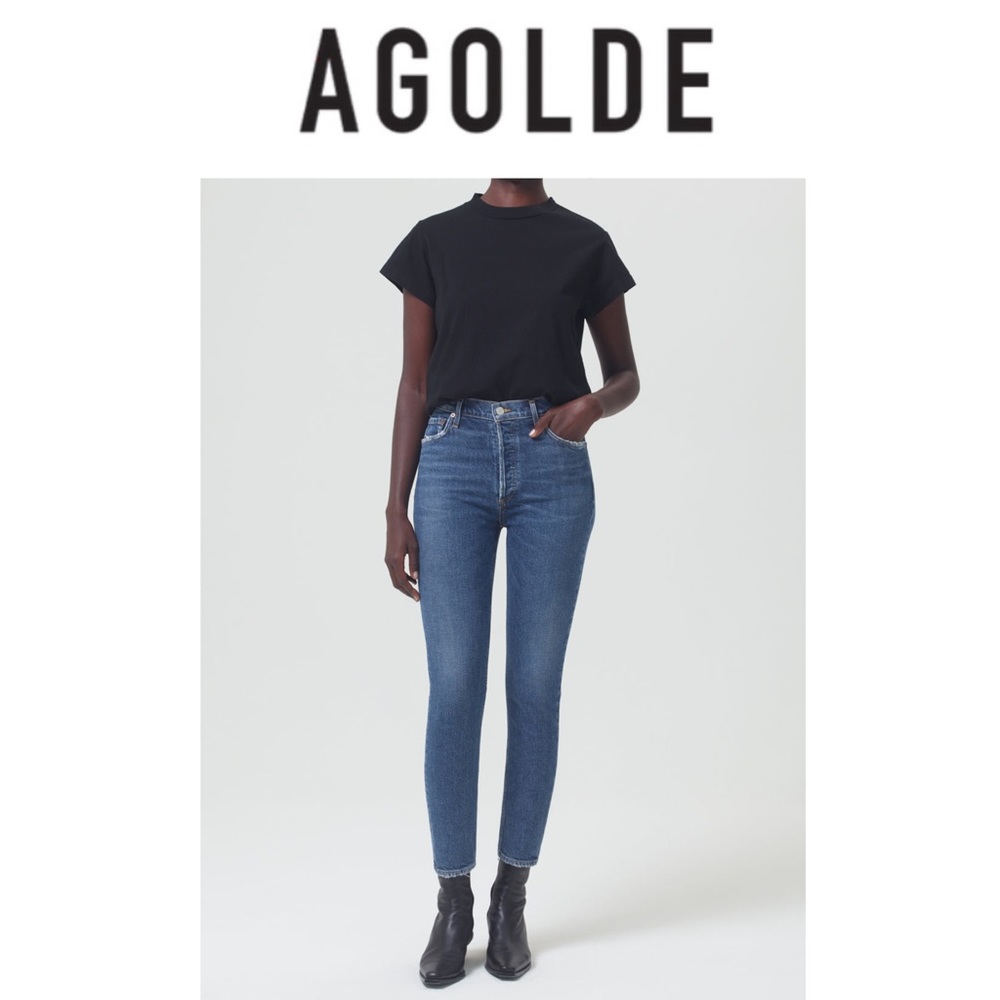 Agolde Nico High Rise Slim Fit Jeans ~ 25